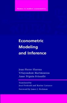 Econometric modeling and inference