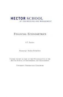 Financial econometrics