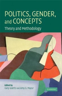 Politics, Gender, and Concepts: Theory and Methodology  