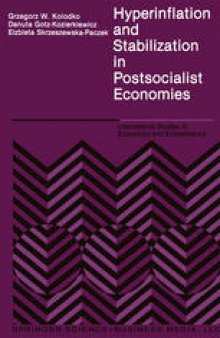 Hyperinflation and Stabilization in Postsocialist Economies