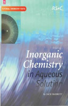 Inorganic chemistry in aqueous solutions