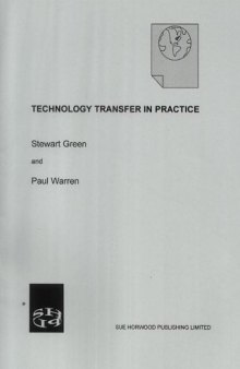 Technology Transfer: A Practical Guide