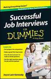 Successful job interviews for dummies, Australian and New Zealand edition