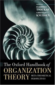 The Oxford Handbook of Organization Theory: Meta-theoretical Perspectives (Oxford Handbooks)