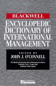 The Blackwell Encyclopedia of Management (Blackwell Encyclopedia of Management)