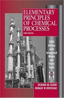 Elementary Principles of Chemical Processes, 3rd edtion