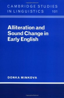 Alliteration and Sound Change in Early English