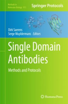 Single Domain Antibodies: Methods and Protocols