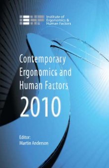 Contemporary ergonomics and human factors
