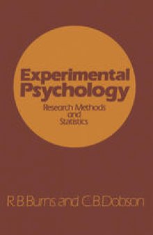 Experimental Psychology: Research Methods and Statistics