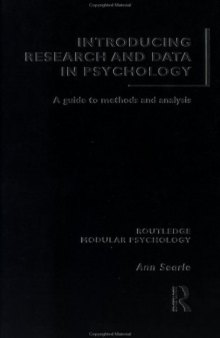 Introducing research and data in psychology: a guide to methods and analysis  