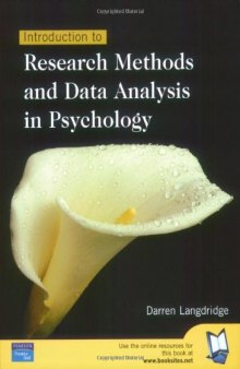 Introduction To Research Methods & Data Analysis In Psychology