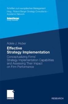 Effective Strategy Implementation