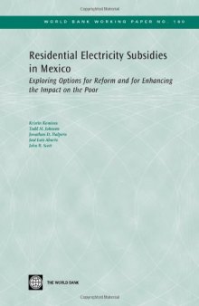 Residential Electricity Subsidies in Mexico (World Bank Working Papers)