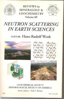 Neutron scattering in earth sciences  