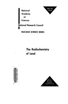 The radiochemistry of lead