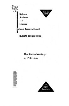 The radiochemistry of potassium