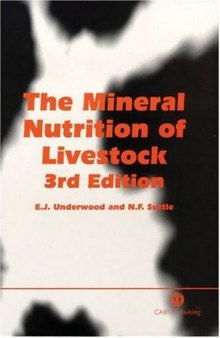 The Mineral Nutrition of Livestock