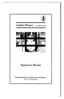 Comfort women : an unfinished ordeal : report of a mission