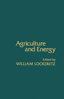 Agriculture and energy