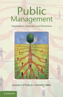 Public management : organizations, governance, and performance