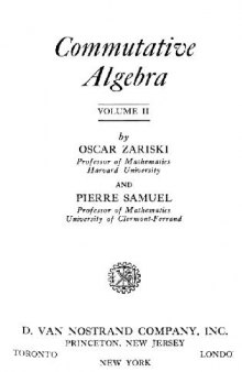 Commutative Algebra, Vol. 2 
