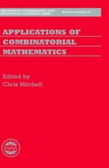 Applications of combinatorial mathematics