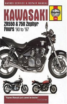 Kawasaki ZR550 and 750 Zephyr Fours '90 to '97 