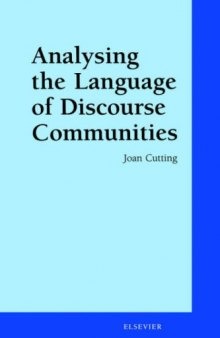 Analysing the Language of Discourse Communities