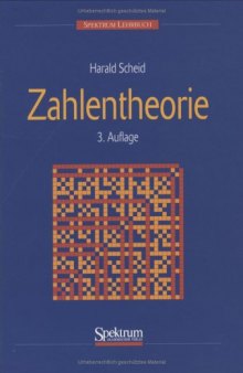 Zahlentheorie (German Edition)