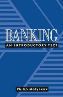 Banking: An introductory text