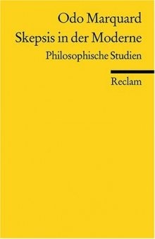 Skepsis in der Moderne. Philosophische Studien  