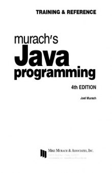 Murach’s Java Programming