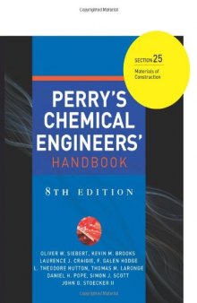 Perry's Chemical Engineers' Handbook. Section 25