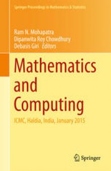 Mathematics and Computing: ICMC, Haldia, India, January 2015