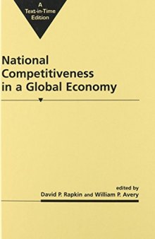 National Competitiveness in a Global Economy
