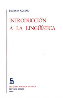 Introducción a la lingüística  