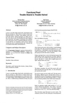 Haskell'03: proceedings of ACM SIGPLAN 2003 Haskell workshop
