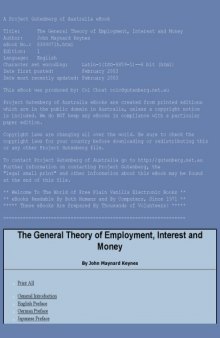 The General Theory of Employment, Interest, and Money (Great Minds Series) 