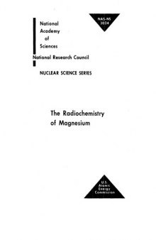 The radiochemistry of magnesium