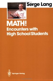 Math!: Encounters with High School Students