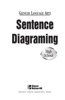 Sentence Diagramming for High School