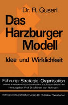 Das Harzburger Modell: — Idee und Wirklichkeit —