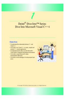 Dive Into Microsoft Visual C++ 6