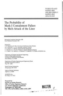 Probability of Mark-I Containment Failure by Melt-Attack of Liner