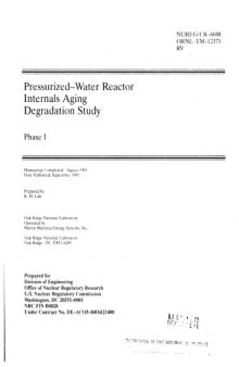 PWR Internals Aging Degradation Study [phase I]