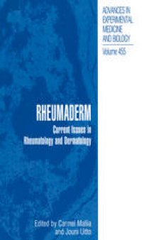 Rheumaderm: Current Issues in Rheumatology and Dermatology