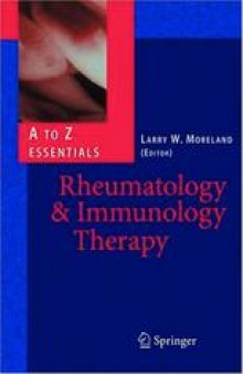 Rheumatology and Immunology Therapy