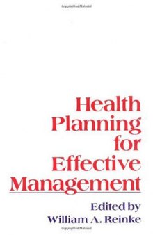 Health Planning for Effective Management
