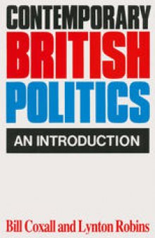 Contemporary British Politics: An Introduction